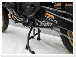 Der H&B Hauptständer passt tadellos. Der H&B Hauptständer passt tadellos.