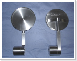 Selbstgefertigte Spiegel, nach Vorlage aus dem Vespaforum. Selbstgefertigte Spiegel, nach Vorlage aus dem Vespaforum.